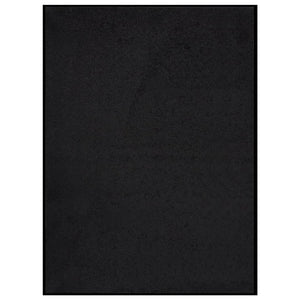 Vidaxl deurmat 60x80 cm zwart