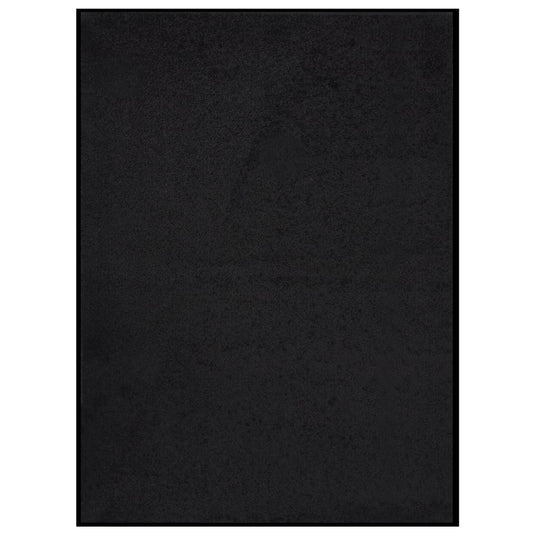 Vidaxl deurmat 60x80 cm zwart