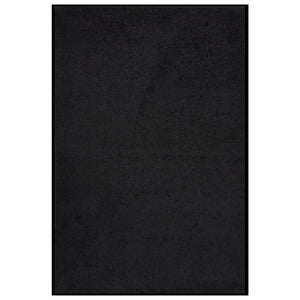 Vidaxl deurmat 80x120 cm zwart