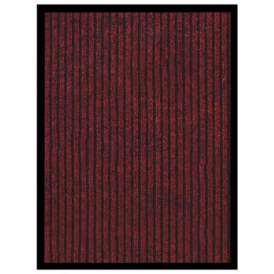 VidaXL Deurmat 40x60 cm gestreept rood