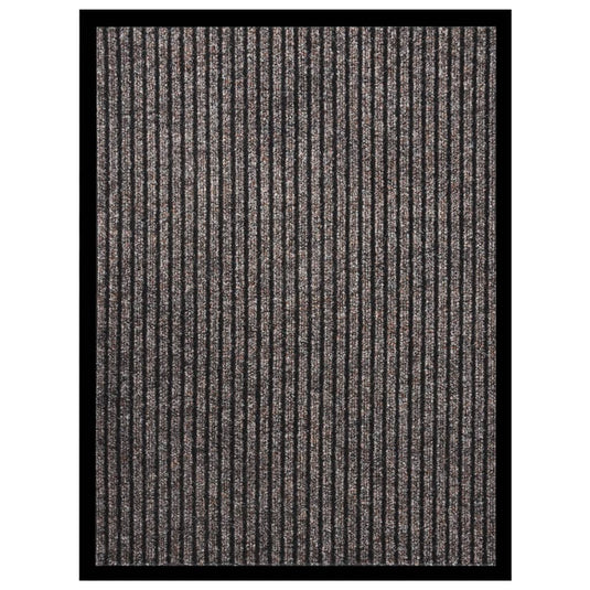 Vidaxl deurmat 60x80 cm gestreept beige