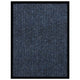 Vidaxl deurmat 60x80 cm gestreept blauw