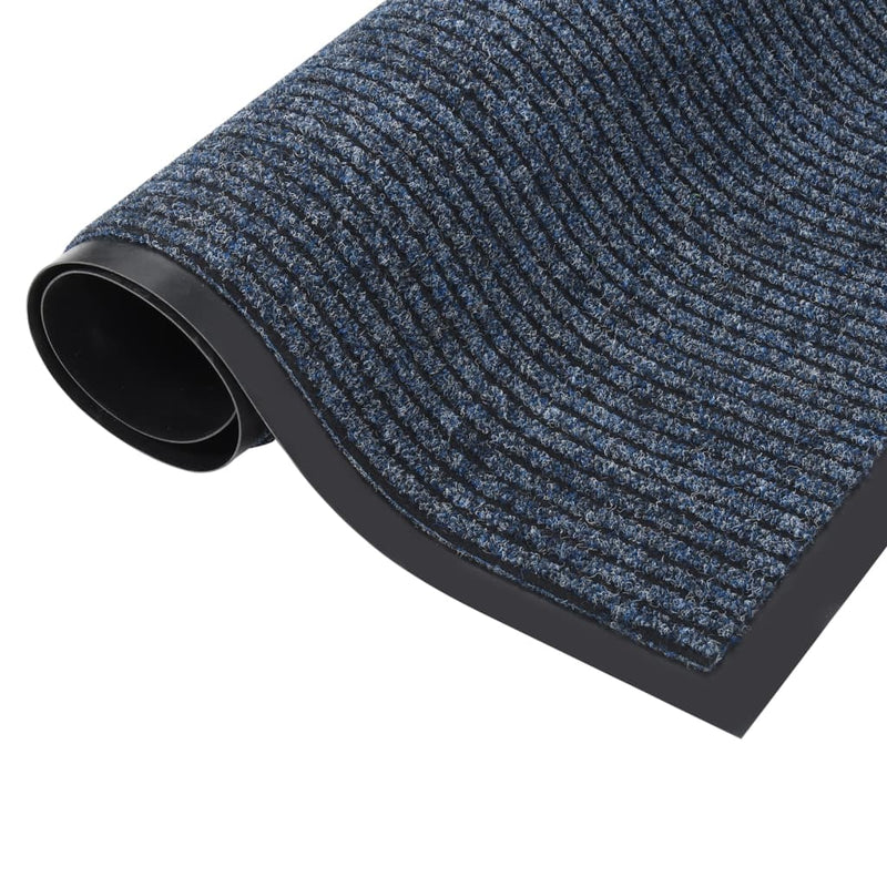 Load image into Gallery viewer, Vidaxl deurmat 60x80 cm gestreept blauw
