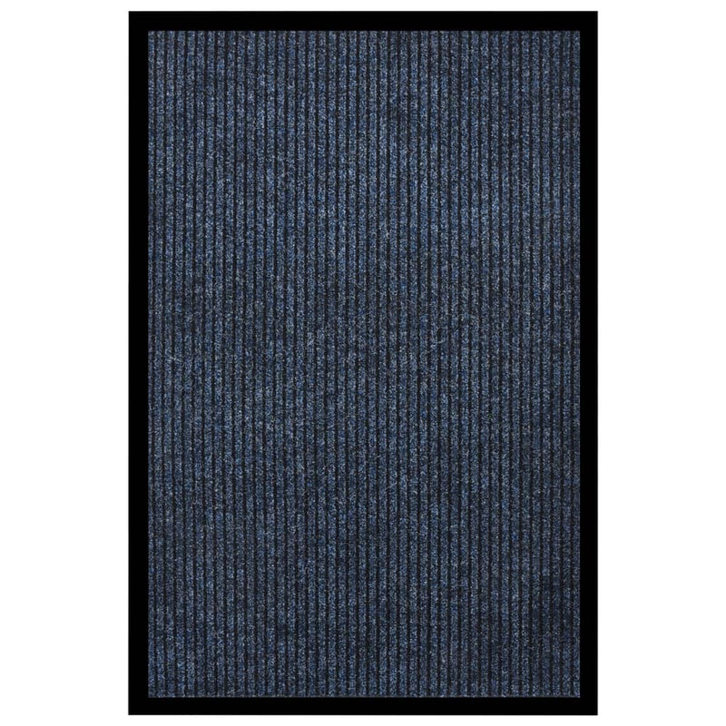 Load image into Gallery viewer, Vidaxl deurmat 80x120 cm gestreept blauw
