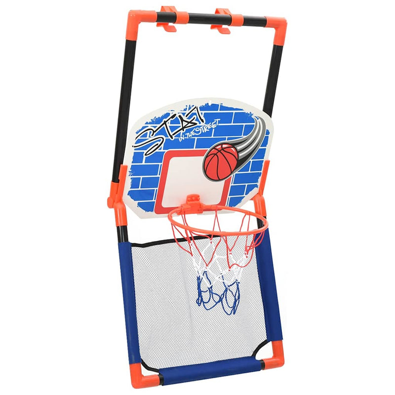 Load image into Gallery viewer, Vidaxl kinderbasketbalset multifunctioneel grond en muur
