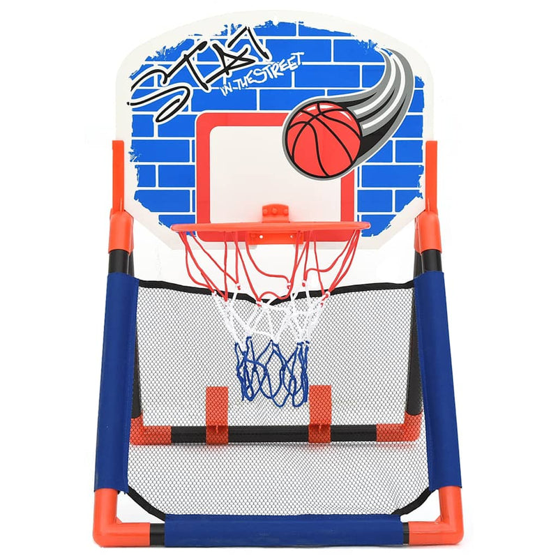 Load image into Gallery viewer, Vidaxl kinderbasketbalset multifunctioneel grond en muur
