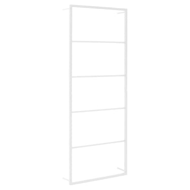 Vidaxl handdoekenrek wit 45x10x115 cm staal