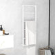 Vidaxl handdoekenrek wit 45x10x115 cm staal
