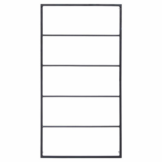 Vidaxl handdoekenrek 60x10x116 cm staal zwart