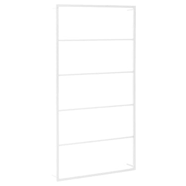 Vidaxl handdoekenrek wit 60x10x116 cm staal
