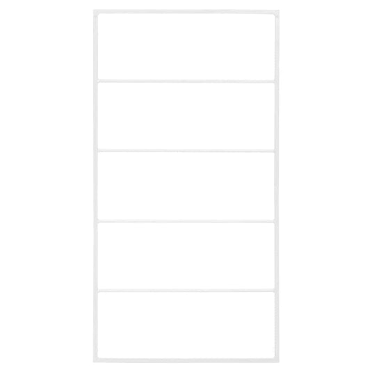 Vidaxl handdoekenrek wit 60x10x116 cm staal