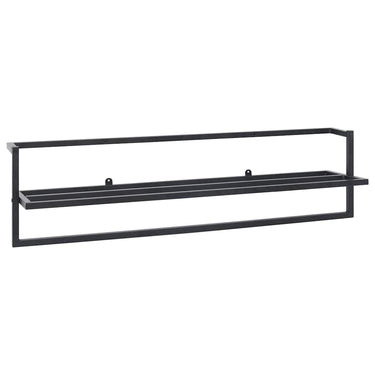Vidaxl handdoekenrek 95x25x22 cm ijzer zwart