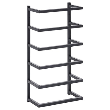 Vidaxl handdoekenrek 24x12x48 cm staal zwart
