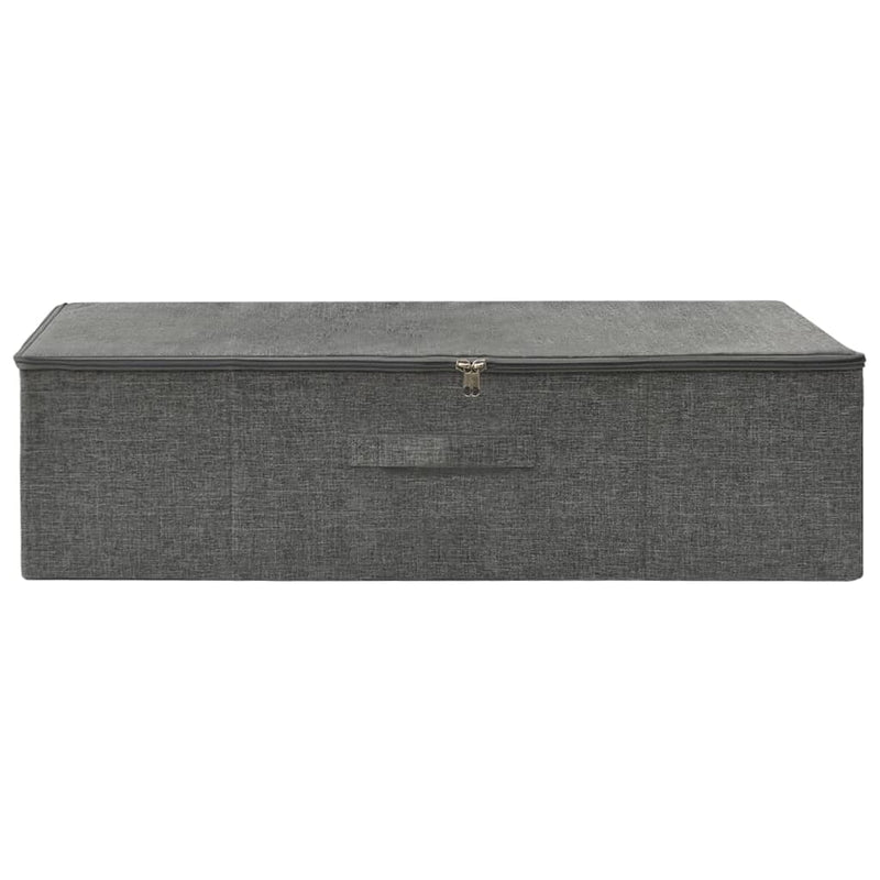 Load image into Gallery viewer, Vidaxl opbergbox 70x40x18 cm stof antracietkleurig
