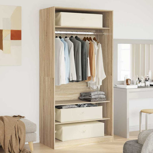 Vidaxl opbergbox 70x40x18 cm stof crèmekleurig