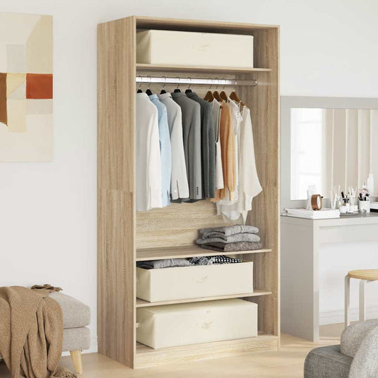 Vidaxl opbergboxen 2 st 43x34x23 cm stof crèmekleurig