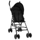 Vidaxl kinderbuggy staal antracietkleurig en zwart