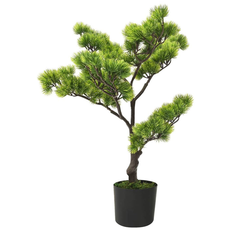 Load image into Gallery viewer, Vidaxl kunstplant met pot pinus bonsai 60 cm groen
