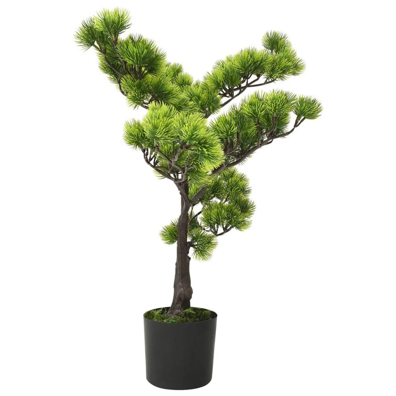 Load image into Gallery viewer, Vidaxl kunstplant met pot pinus bonsai 60 cm groen
