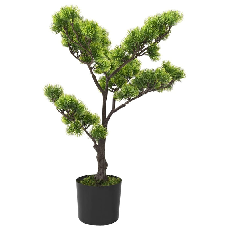 Load image into Gallery viewer, Vidaxl kunstplant met pot pinus bonsai 60 cm groen
