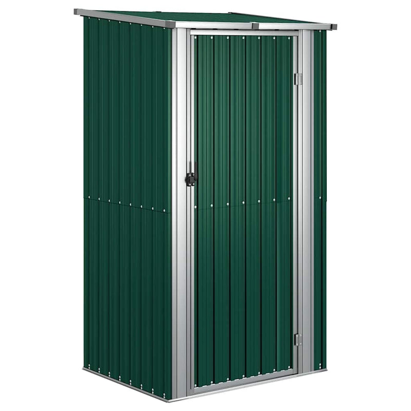 Load image into Gallery viewer, Vidaxl tuinhuis groen 118,5x97x209,5 cm gegalvaniseerd staal
