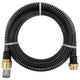 Vidaxl zuigslang met messing koppelingen 1,1'' 15 m pvc zwart