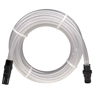 Vidaxl zuigslang met pvc koppelingen 1,1'' 10 m pvc transparant