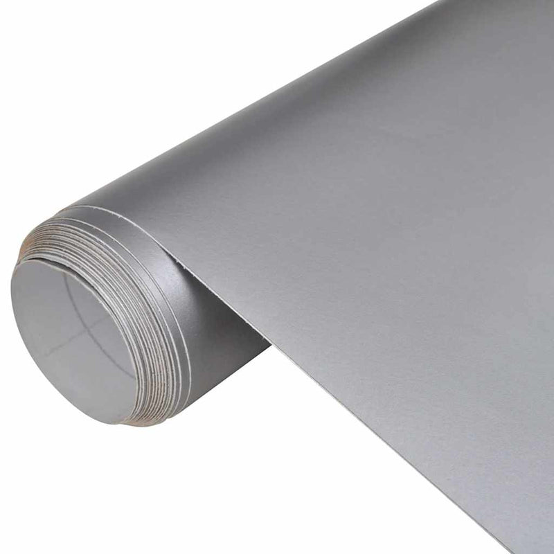 Load image into Gallery viewer, Vidaxl autofolie 100x150 cm matzilverkleurig
