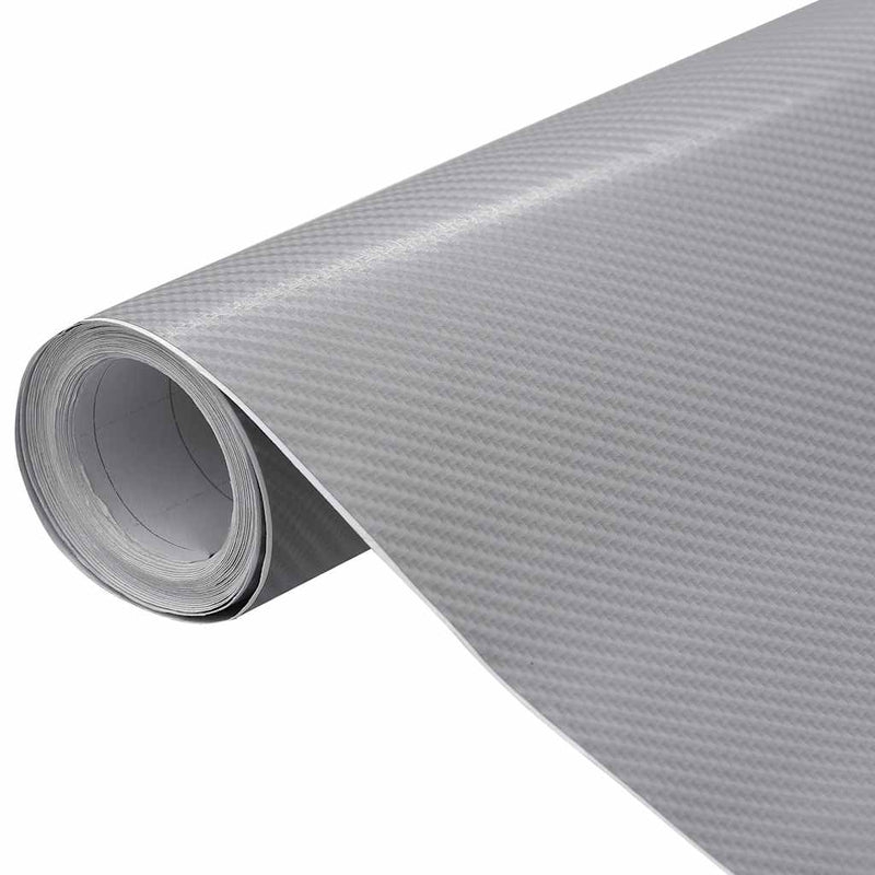 Load image into Gallery viewer, Vidaxl 2 st autofolie 4d 100x150 cm + 50x150 cm zilverkleurig
