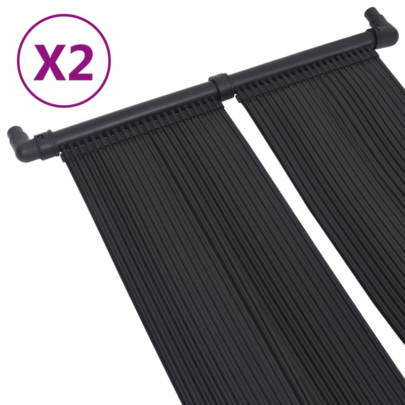 Afbeelding laden in galerijviewer, Vidaxl solarverwarmingspanelen voor zwembad 2 st 80x310 cm

