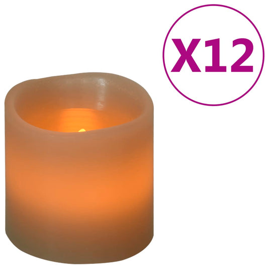 VidaXL Kaarsen 12 st LED warmwit