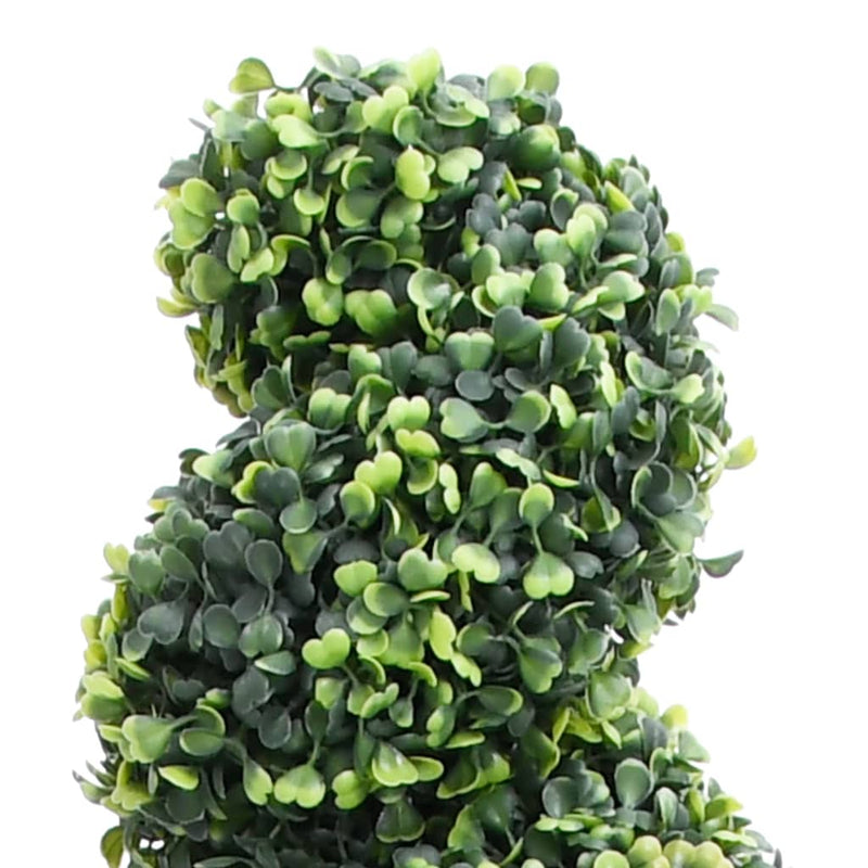 Afbeelding laden in galerijviewer, Vidaxl kunstplant met pot buxus spiraal 59 cm groen

