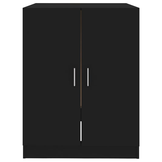 VidaXL Wasmachinekast 71x71,5x91,5 cm zwart