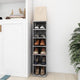 Vidaxl schoenenkast 27,5x27x102 cm bewerkt hout betongrijs