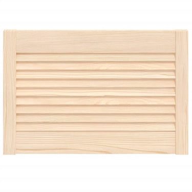 Vidaxl kastdeur met lamellen 39,5x59,4 cm massief grenenhout