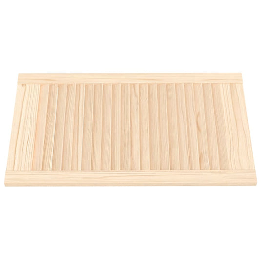Vidaxl kastdeuren met lamellen 2 st 69x39,4 cm massief grenenhout