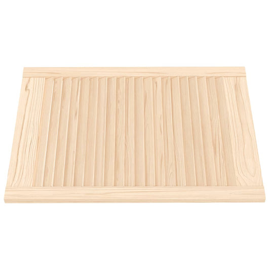 Vidaxl kastdeur met lamellen 69x49,4 cm massief grenenhout