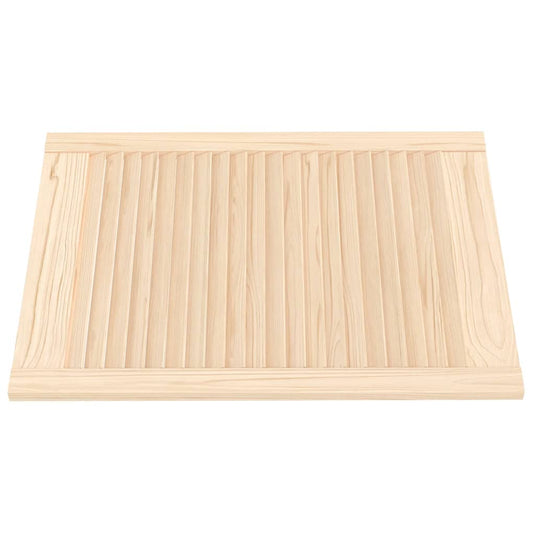Vidaxl kastdeuren met lamellen 2 st 69x49,4 cm massief grenenhout