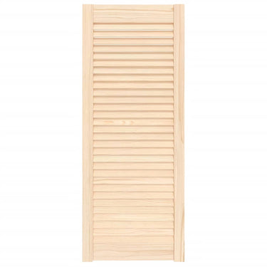 Vidaxl kastdeur met lamellen 99,3x39,4 cm massief grenenhout