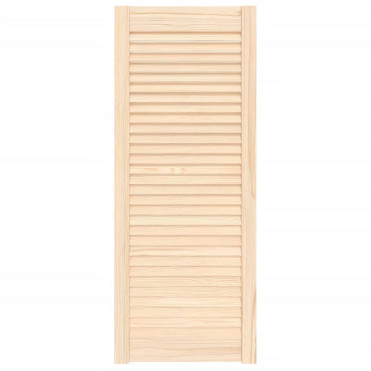 Vidaxl kastdeur met lamellen 99,3x39,4 cm massief grenenhout