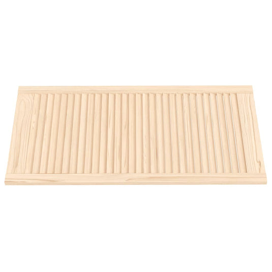 Vidaxl kastdeuren met lamellen 4 st 99,3x49,4 cm massief grenenhout