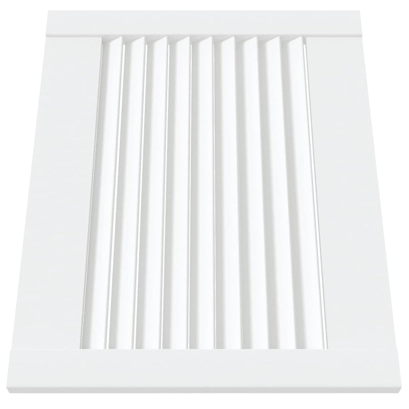 Load image into Gallery viewer, Vidaxl kastdeuren met lamellen 2 st 39,5x49,4 cm grenenhout wit
