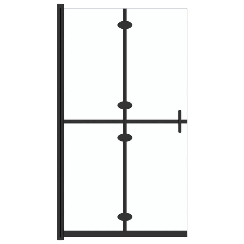Load image into Gallery viewer, Vidaxl inloopdouchewand inklapbaar 90x190 cm esg-glas transparant
