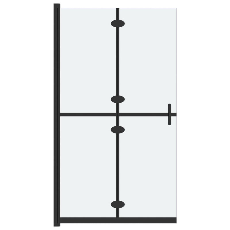 Load image into Gallery viewer, Vidaxl inloopdouchewand inklapbaar 80x190 cm esg-glas mat

