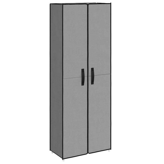 VidaXL Schoenenkast 60x30x166 cm stof grijs