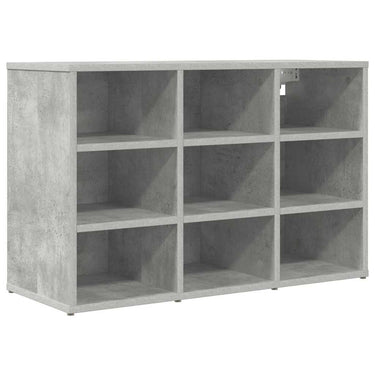 Vidaxl schoenenkast betongrijs 77,5 x 30 x 51 cm bewerkt hout