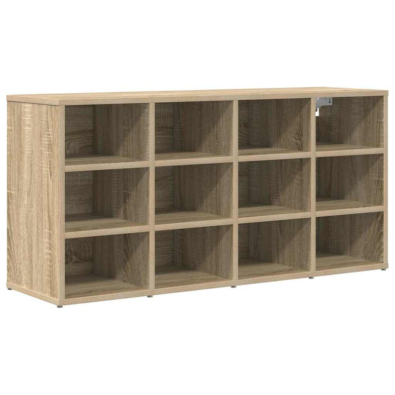 Afbeelding laden in galerijviewer, Vidaxl schoenenkast sonoma eiken 103 x 30 x 51 cm bewerkt hout
