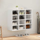 Vidaxl schoenenkast met plank wit 77,5 x 30 x 67 cm bewerkt hout