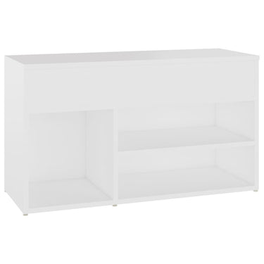 Vidaxl schoenenbank 80x30x45 cm bewerkt hout wit