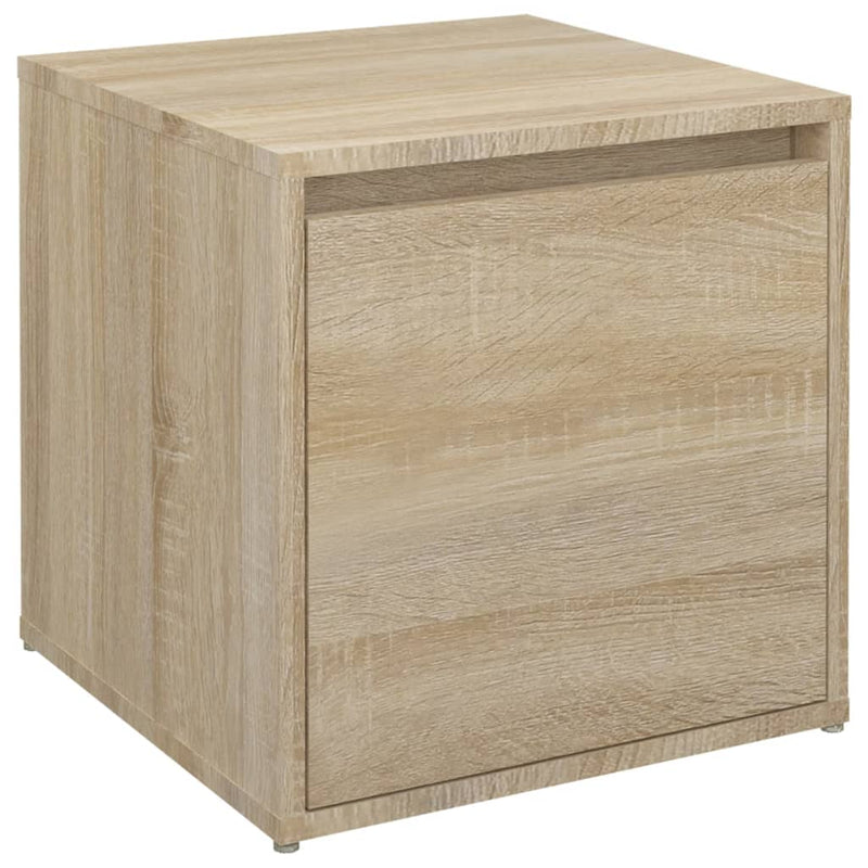 Load image into Gallery viewer, VidaXL Opbergbox met lade 40,5x40x40 cm bewerkt hout sonoma eikenkleur
